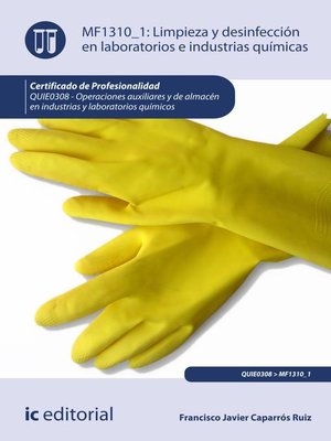 cover image of Limpieza y desinfección en laboratorios e industrias químicas. QUIE0308